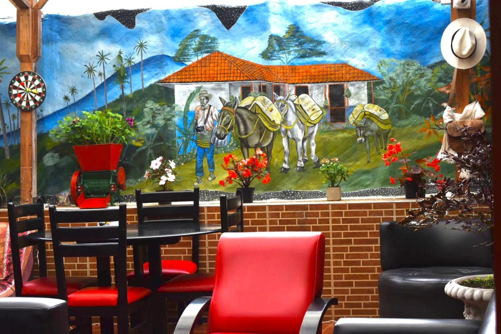 Hostal La Pijarana Salento Ngoại thất bức ảnh